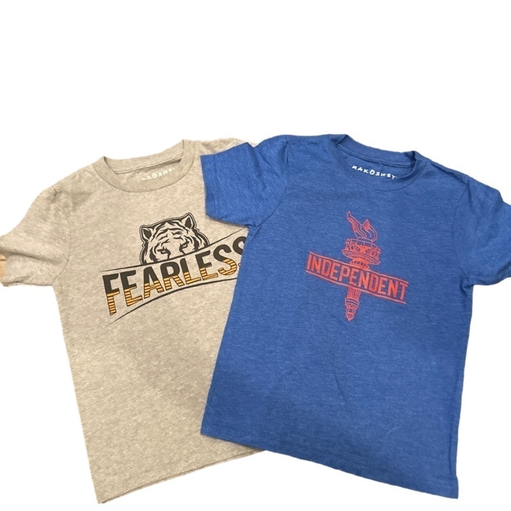 NWOT MAKOSHEY Size SX (4-5) Cotton Blend T-shirts